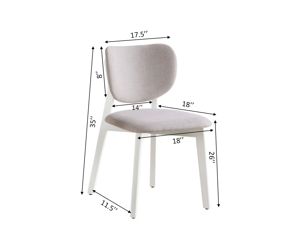 Cream Dining Chair