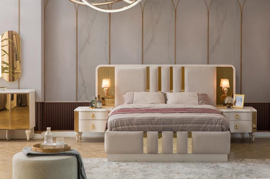 Gold Bedroom Set