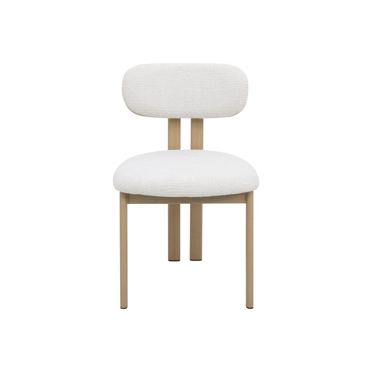 Oak / Ivory Dining Chair