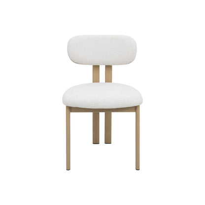 Oak / Ivory Dining Chair