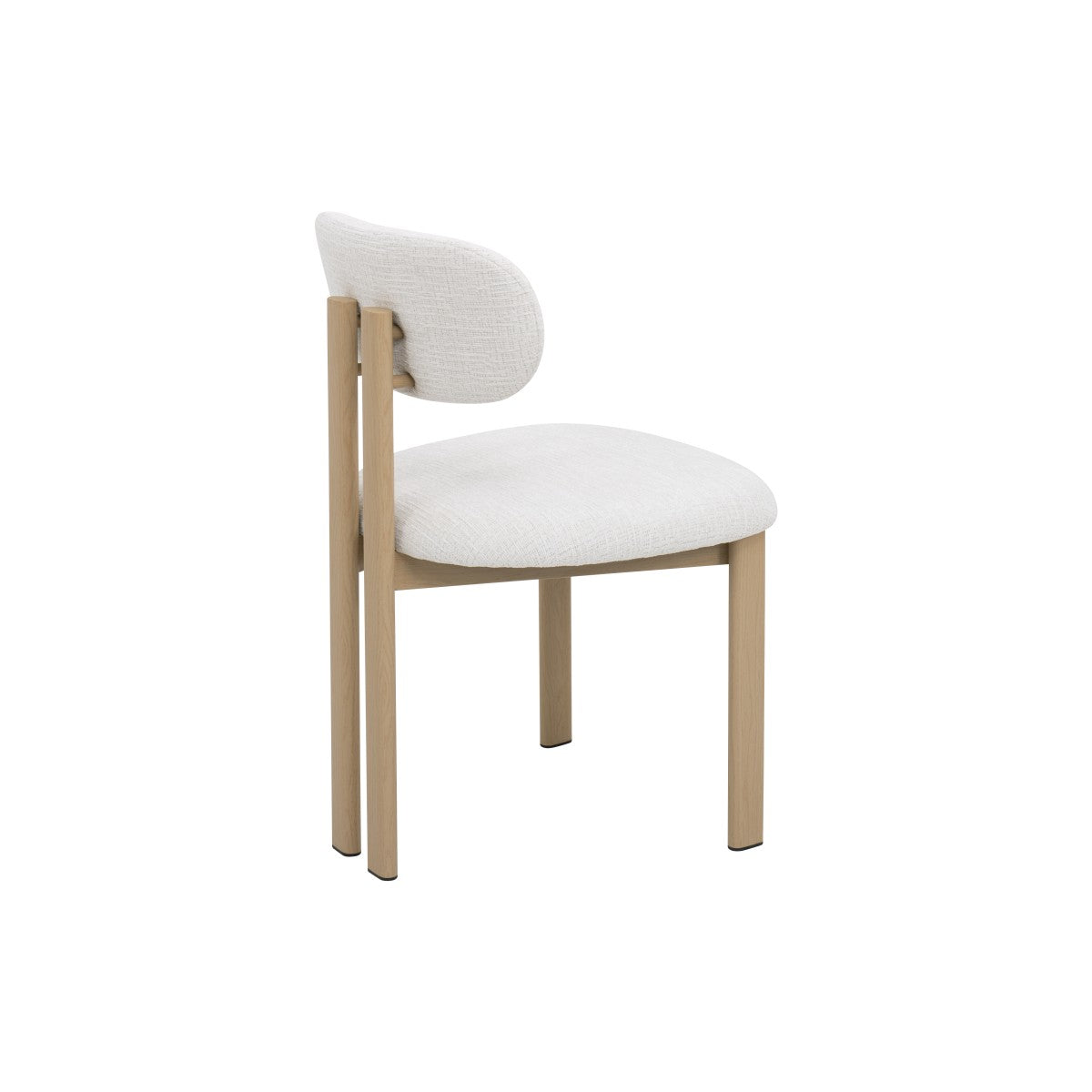 Oak / Ivory Dining Chair