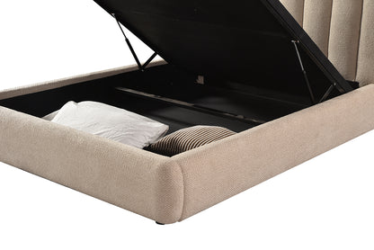 Modern Upholstered Lift Storage Bed