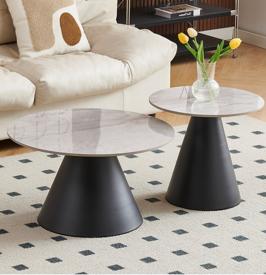 Beige Marble Top Coffee Table