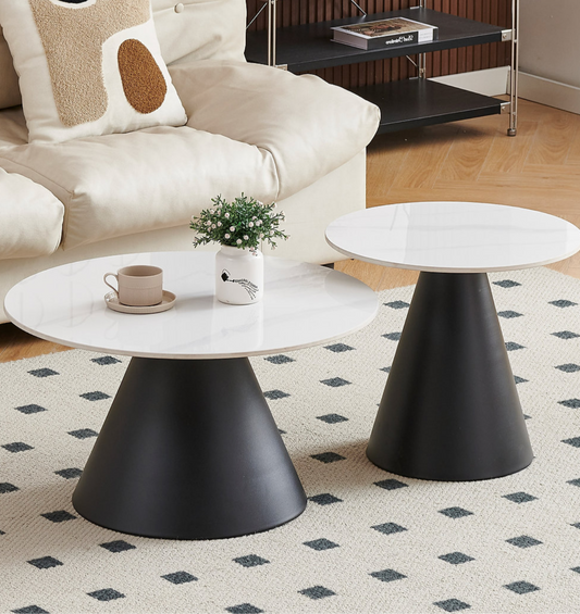 White Marble Top Coffee Table