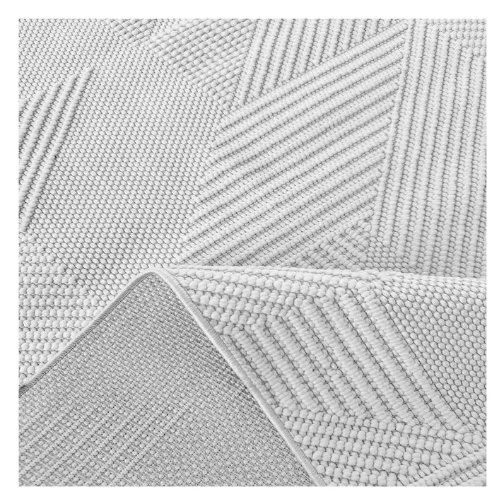Geometric Beige Rug 5'x8'