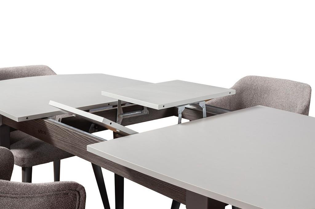 Lagging extantable dining table