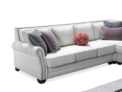 Linen Sectional Sofa Set