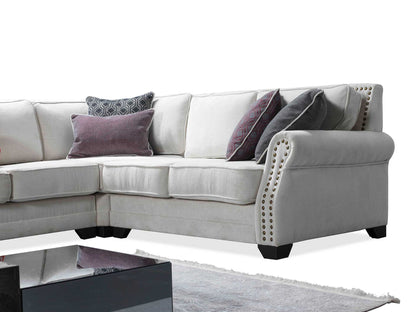 Linen Sectional Sofa Set