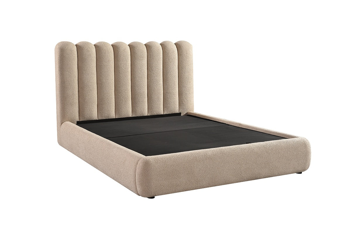 Modern Upholstered Lift Storage Bed