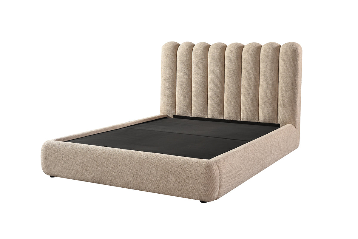 Modern Upholstered Lift Storage Bed
