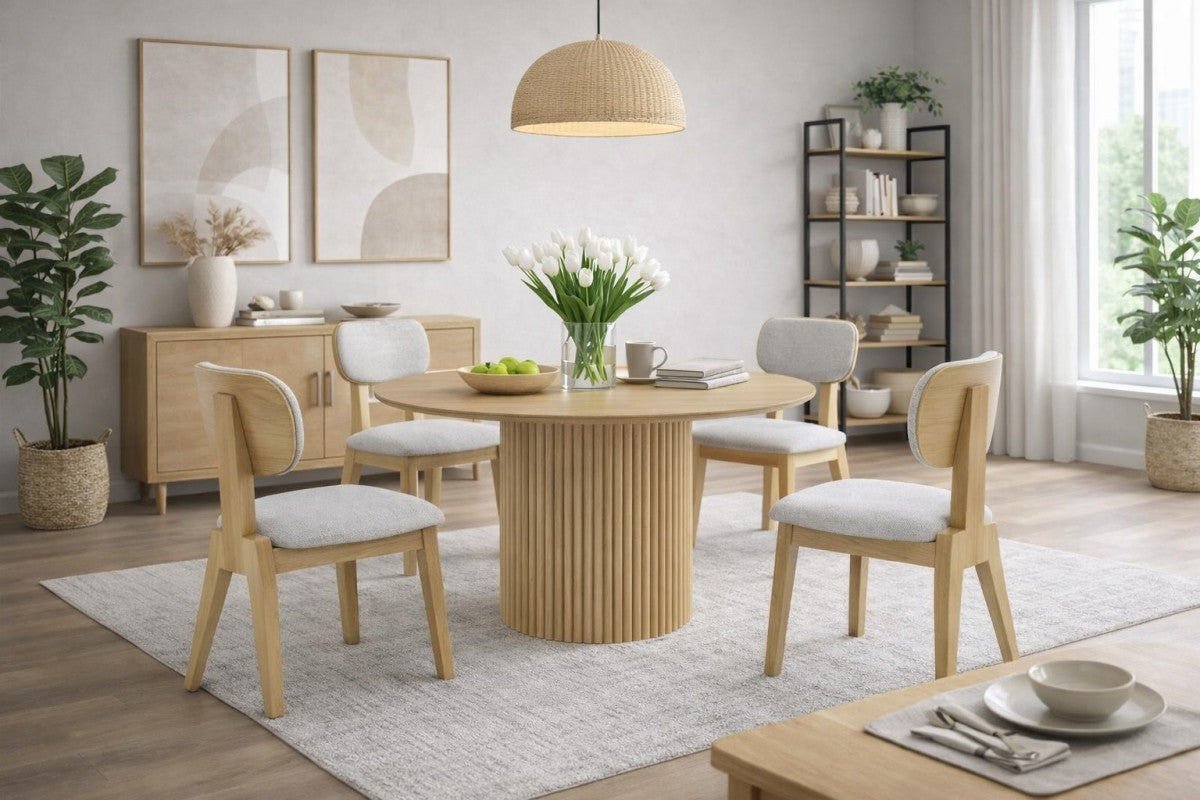 Terra Dining Room Set - Natural Oak