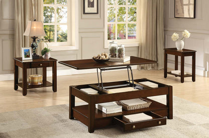 Espresso Coffee Table Set