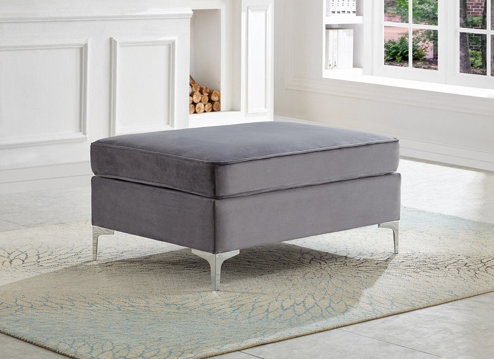 Grey Ottoman