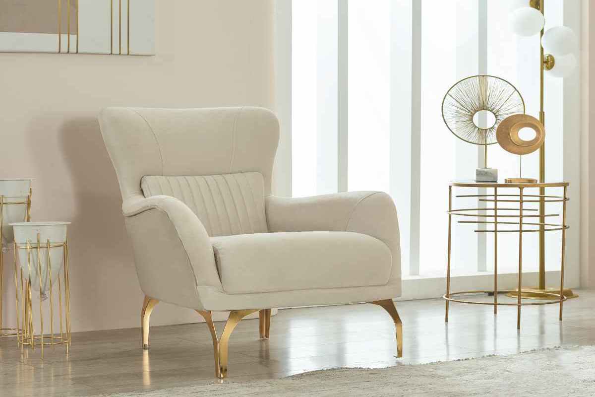 Clara Beige Sofa Set (3 seater -2 seater -1 seater )