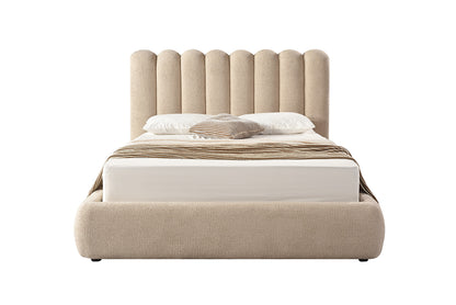 Modern Upholstered Lift Storage Bed