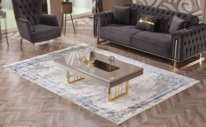 Dreams Beige & Gold Sofa Set