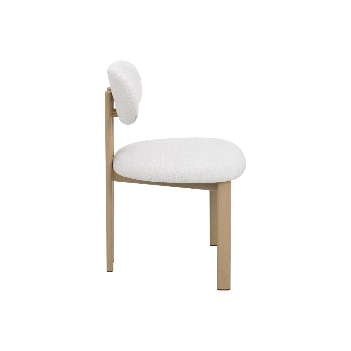 Oak / Ivory Dining Chair