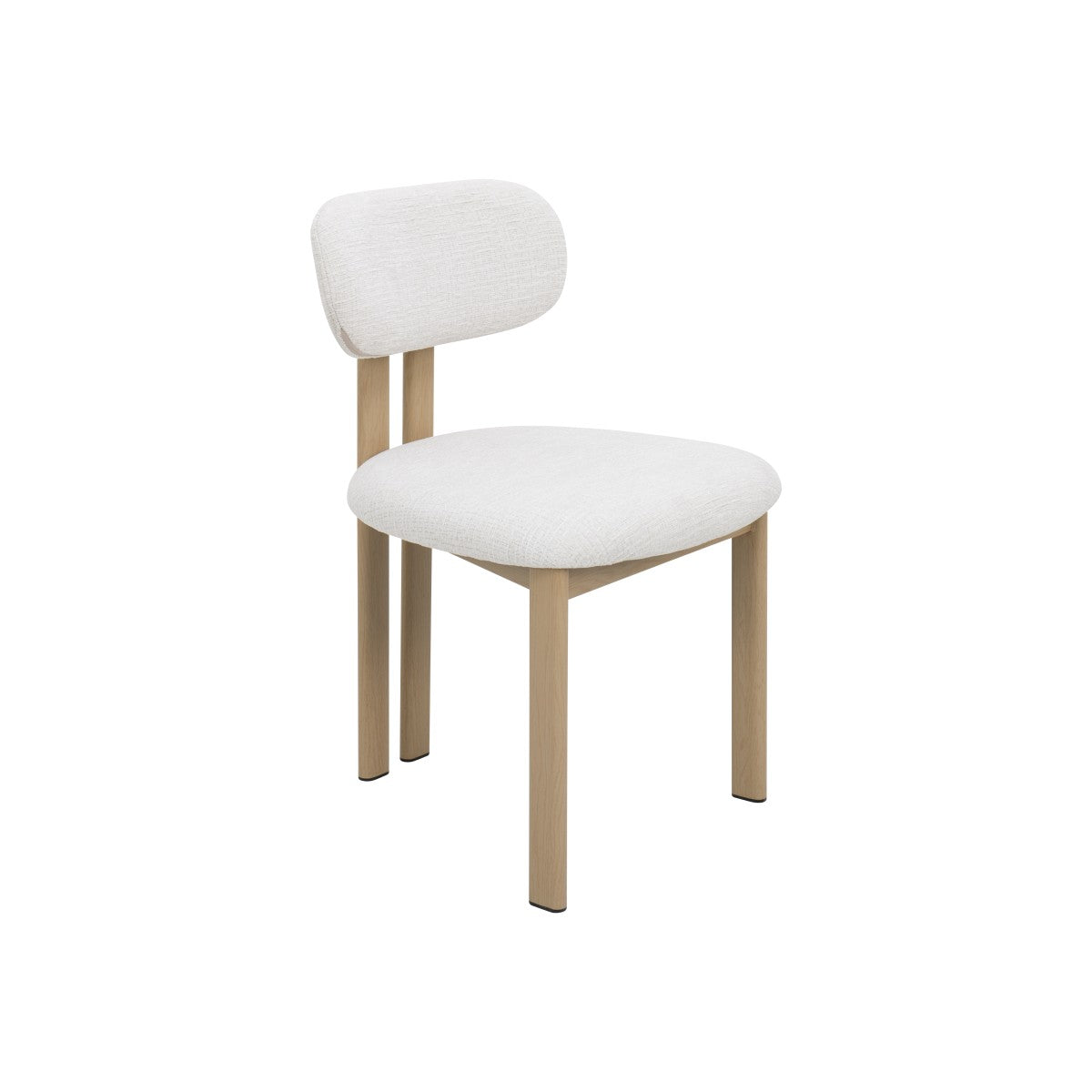Oak / Ivory Dining Chair