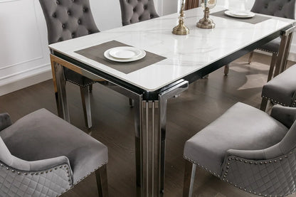 Silver Dining 7 pcs Set